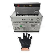 Nitrile Gloves - Black - 5.5 Mil (10/100 per Case)